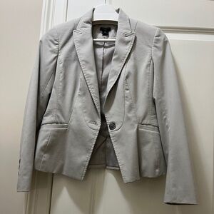 Ann Taylor Light Gray Blazer